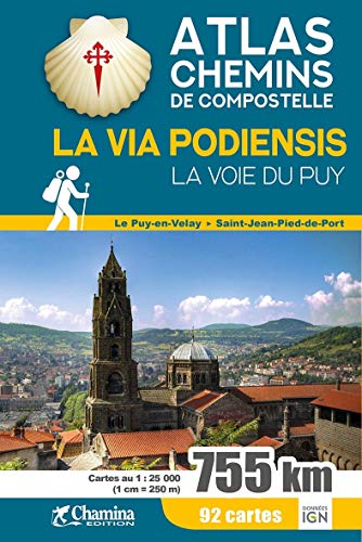 Via podiensis - la voie du Puy atlas chemin Compostelle (atlas chemin de compostelle)