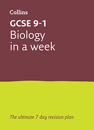 GCSE 9-1 Biology In A Week: Ideal for the 2024 and 2025 exams (Collins GCSE Grade 9-1 Revision) von Collins