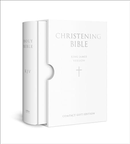 HOLY BIBLE: King James Version (KJV) White Compact Christening Edition: King James Version Standard Christening Gift Bible von Collins