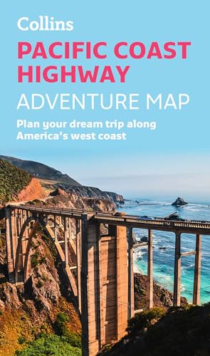 Pacific Coast Highway Adventure Map: Plan your dream road trip along America’s iconic west coast von Collins