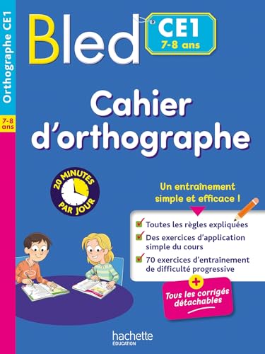 Bled Cahier d'orthographe CE1 von HACHETTE EDUC