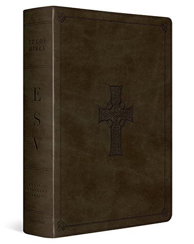 ESV Study Bible (Trutone, Olive, Celtic Cross Design): English Standard Verson, Olive, Trutone, Celtic Cross Design