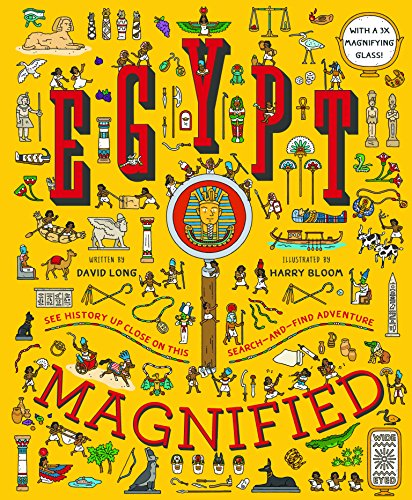 Long, D: Egypt Magnified: With a 3x Magnifying Glass von Wide Eyed Editions