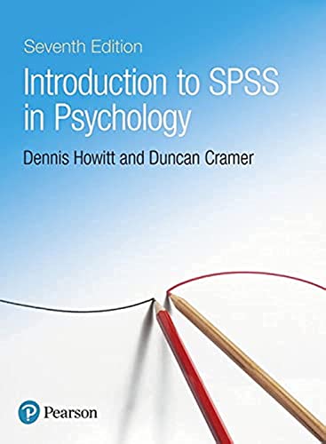 Introduction to Spss in Psychology von Pearson Education Limited