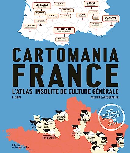 Cartomania France: L'atlas insolite de culture générale von MARTINIERE BL