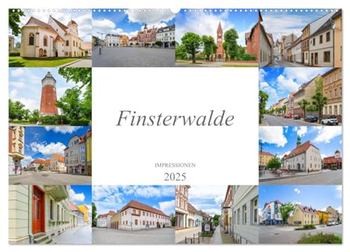 Finsterwalde Impressionen (Wandkalender 2025 DIN A2 quer), CALVENDO Monatskalender von CALVENDO