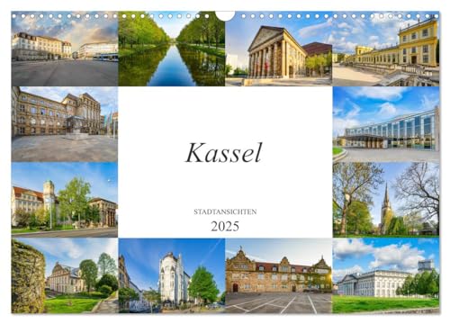 Kassel Stadtansichten (Wandkalender 2025 DIN A3 quer), CALVENDO Monatskalender von CALVENDO