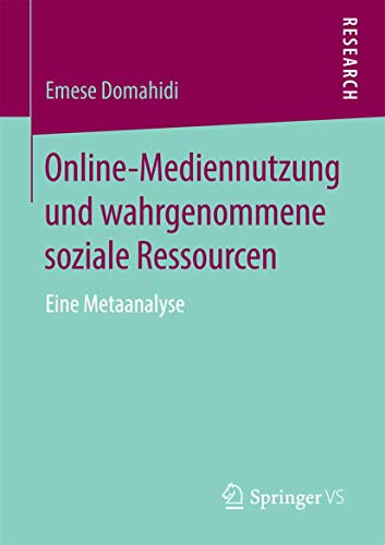 Online-Mediennutzung und wahrgenommene soziale Ressourcen: Eine Metaanalyse