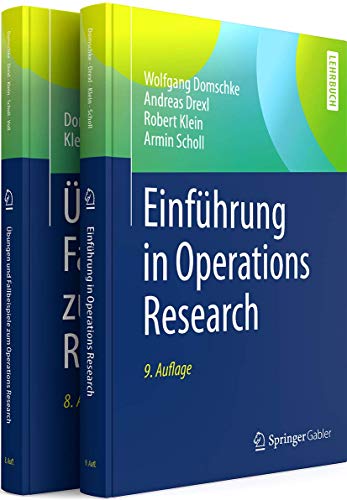 Lehr- und Arbeitsbuch Operations Research im Paket: Einführung in Operations Research; Übungen und Fallbeispiele zum Operations Research von Springer