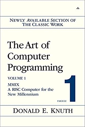 The Art of Computer Programming Vol.1 Fascicle 1. MMIX - A RISC Computer for the New Millennium von Addison-Wesley Professional