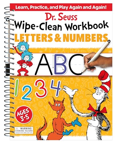 Dr. Seuss Wipe-Clean Workbook: Letters and Numbers: Activity Workbook for Ages 3-5 (Dr. Seuss Workbooks) von Bright Matter Books
