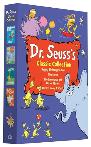 Dr. Seuss's Classic 4-Book Boxed Set Collection: Happy Birthday to You!; Horton Hears a Who!; The Lorax; The Sneetches and Other Stories (Classic Seuss) von Random House Books for Young Readers