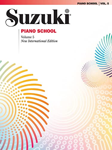 Suzuki Piano School New International Edition Piano Book, Volume 5: Text engl.-französ.-dtsch.-span. (The Suzuki Method Core Materials, Band 5) von Alfred Music
