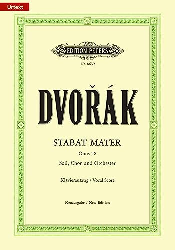 Stabat Mater op.58, Klavierauszug: Für Soli, Chor und Orchester von Edition Peters