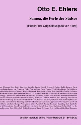 Samoa, die Perle der Südsee: [Reprint der Originalausgabe von 1895] von University of Innsbruck