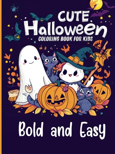 Bold and easy Cute Halloween Coloring book for Kids: An educational and creative coloring book to enjoy Halloween. Fantasy and creativity for the ... 8.5x8.5 format to stimulate the imagination. von Independently published