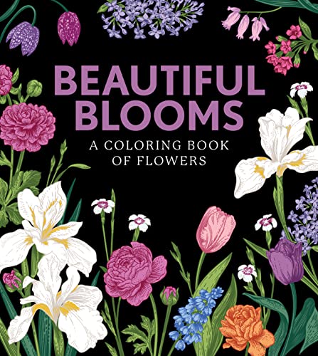 Beautiful Blooms: A Coloring Book of Flowers (Chartwell Coloring Books, Band 7) von Chartwell Books