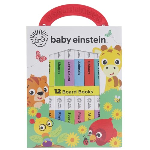Baby Einstein: 12 Board Books (MY FIRST LIBRARY)