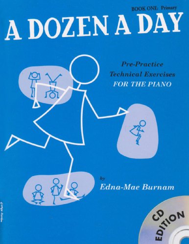 A Dozen A Day Book One Primary Edition -For Piano- (Book & CD): Lehrmaterial, Buch, CD für Klavier