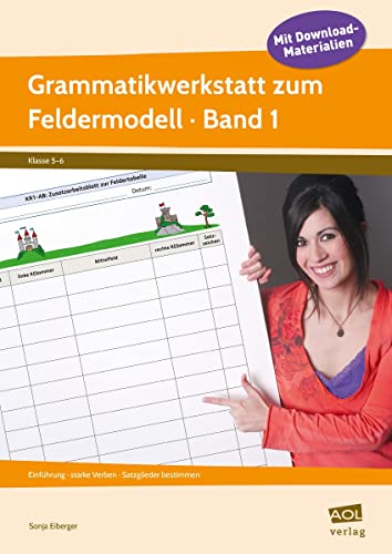 Grammatikwerkstatt zum Feldermodell (Sek) - Band 1: Einführung - starke Verben - Satzglieder bestimmen (5. und 6. Klasse)