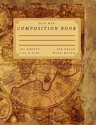 Old Map Composition Book von CREATESPACE