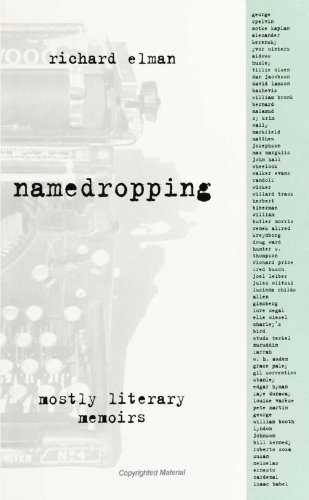 Namedropping: Mostly Literary Memoirs von State University of New York Press