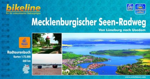 Bikeline Radtourenbuch Mecklenburgischer Seen-Radweg. Von Lüneburg nach Usedom, 1 : 75 000, wetterfest/reißfest, GPS-Tracks Download