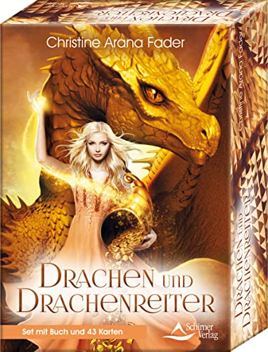 Drachen und Drachenreiter: - Set mit Buch und 43 Karten von Schirner Verlag