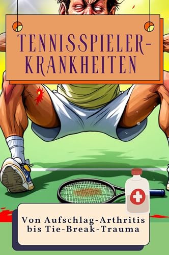 Tennisspieler-Krankheiten - Genial lustiges Humorbuch - das perfekte Geschenk für Weihnachten und Geburtstag: Von Aufschlag-Arthritis bis Tie-Break-Trauma von FlipFlop