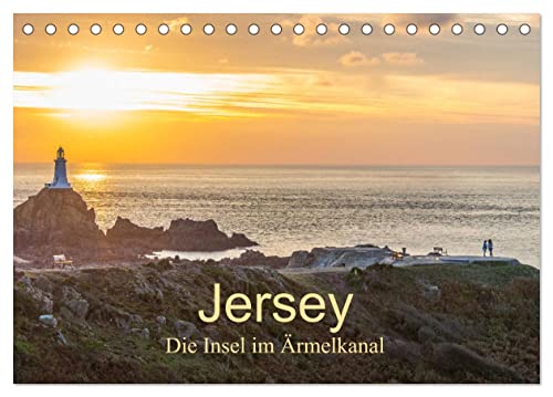 Jersey - Die Insel im Ärmelkanal (Tischkalender 2024 DIN A5 quer), CALVENDO Monatskalender