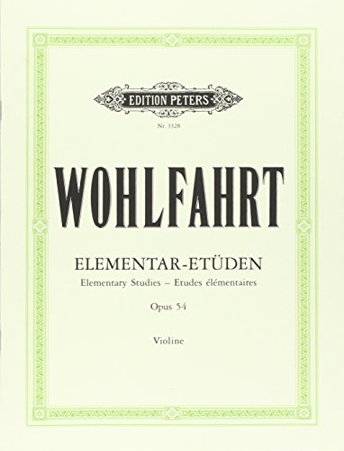 40 Elementar-Etüden für Violine solo op. 54 (Edition Peters) von Alfred Music