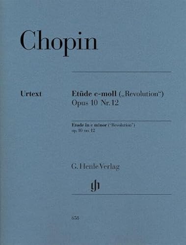 Etüde c-moll op. 10,12 [Revolution]: Besetzung: Klavier zu zwei Händen (G. Henle Urtext-Ausgabe)