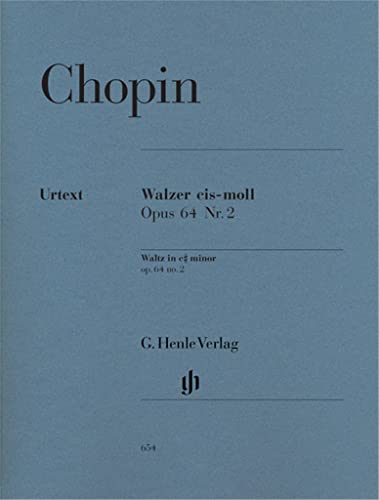 Walzer cis-moll op. 64,2: Instrumentation: Piano solo (G. Henle Urtext-Ausgabe) von Henle, G. Verlag
