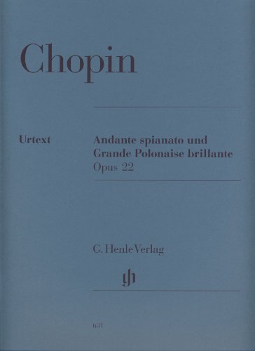Andante spianato und Grande Polonaise brillante Es-dur op. 22: Instrumentation: Piano solo (G. Henle Urtext-Ausgabe) von HENLE