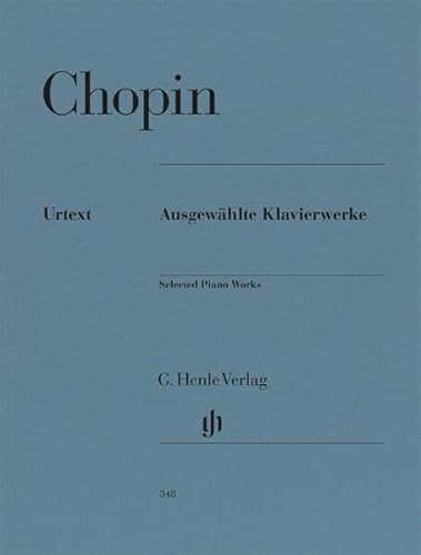 Ausgewählte Klavierwerke. Klavier zu zwei Händen (G. Henle Urtext-Ausgabe) von Henle, G. Verlag