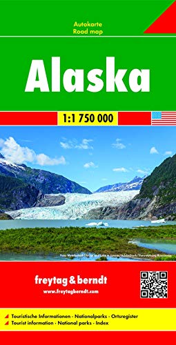 Alaska, Autokarte 1:1.750.000, freytag & berndt Auto + Freizeitkarten