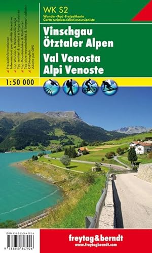 Freytag Berndt Wanderkarten, WK S2, Vinschgau - Ötztaler Alpen - Maßstab 1:50.000