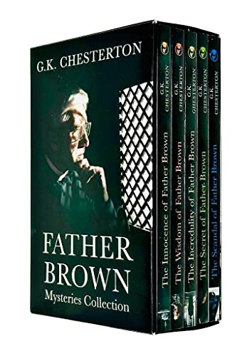 Father Brown Mysteries Collection 5 Books Box Set By G.K Chesterton (Innocence, Wisdom, Incredulity, Secret & Scandal)