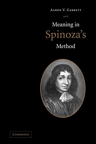 Meaning in Spinoza's Method von Cambridge University Press