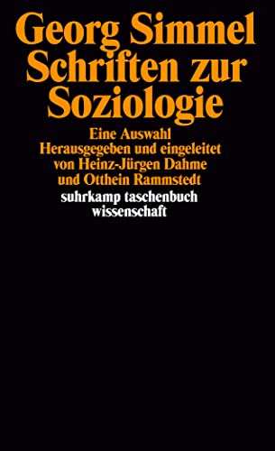 Schriften zur Soziologie: Eine Auswahl (suhrkamp taschenbuch wissenschaft)