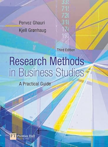 Research Methods In Business Studies: A Practical Guide