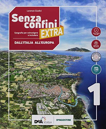 Senza confini extra. Con atlante e Studiare con metodo. Per la Scuola media. Con ebook. Con espansione online. Con DVD-ROM (Vol. 1) von De Agostini