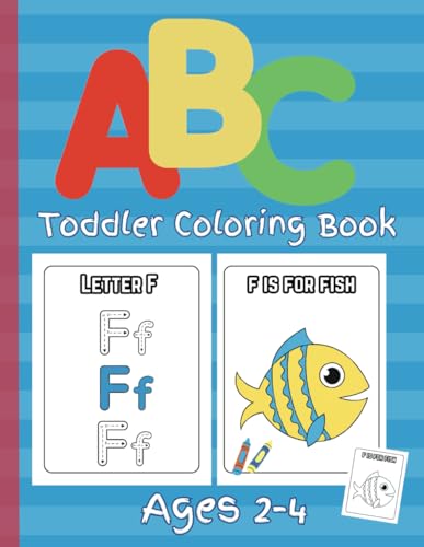 ABC Coloring Book for Toddlers: Easy And Fun Coloring Pages For Kids, Preschool and Kindergarten von Independently published