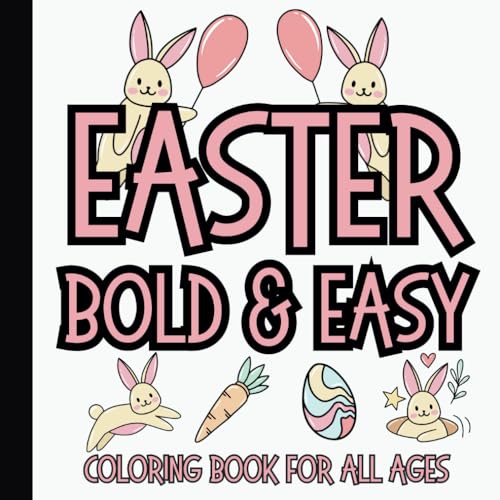 Doodle Coloring Book, Bold and Easy: A Delighful Easter Adventure for all Ages (Easter Doodles, Band 2) von Independently published