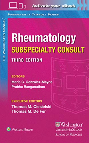 Washington Manual Rheumatology Subspecialty Consult (Washington Manual Subspecialty Consult) von Lippincott Williams & Wilkins