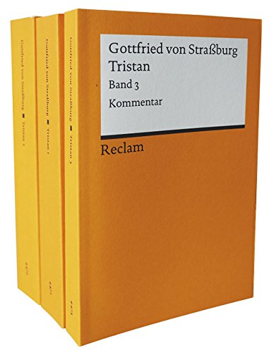 Tristan: Band 1–3. Mittelhochdeutsch/Neuhochdeutsch (Reclams Universal-Bibliothek) von Reclam Philipp Jun.