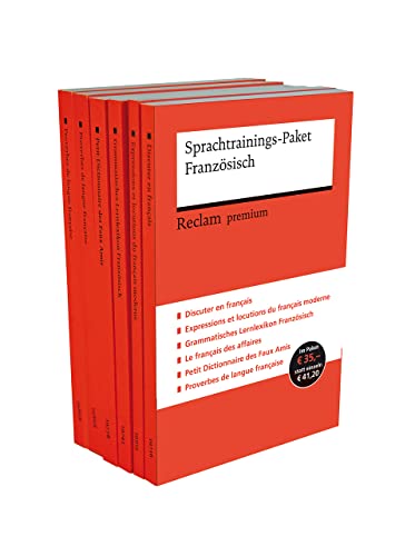 Sprachtrainings-Paket Französisch. 6 Bände eingeschweißt: Basiswissen auffrischen; Grammatik vertiefen – 30083 (Reclams Universal-Bibliothek) von Reclam Philipp Jun.