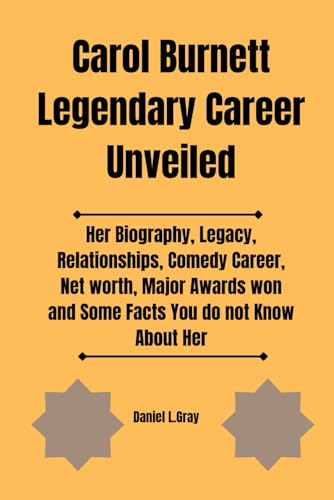 Carol Burnett Legendary Career Unveiled: Her Biography, Legacy, Relationships, Comedy Career, Net worth, Major Awards won and Some Facts You do not Know About Her