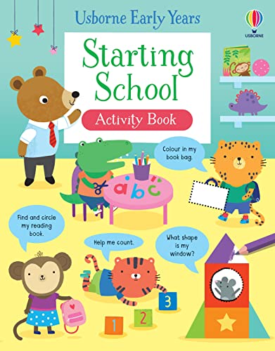 Starting School Activity Book von Usborne