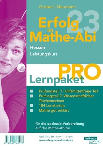 Erfolg im Mathe-Abi 2023 Hessen Lernpaket 'Pro' Leistungskurs von Freiburger Verlag